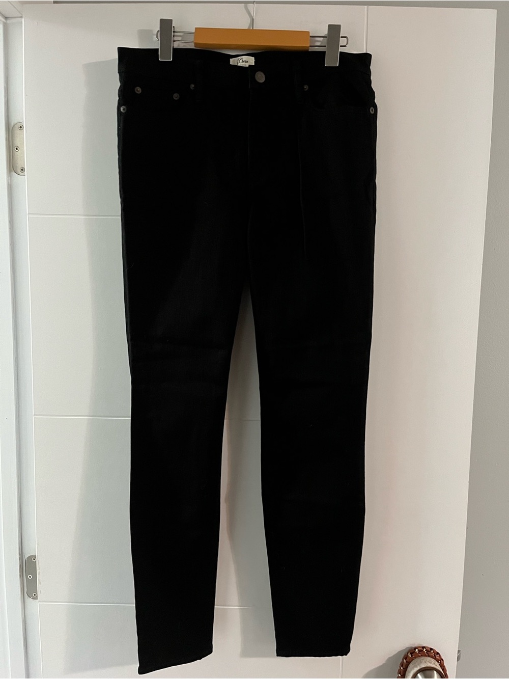J. Crew Black Lookout High-Rise Skinny Jeans